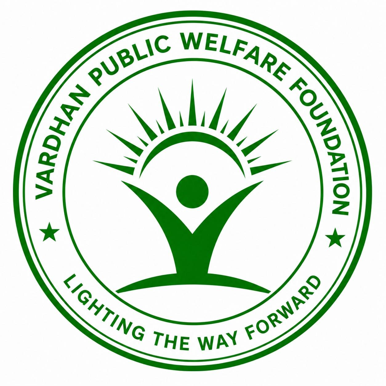Vardhan Public Welfare Foundation emblem